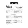 ROTEL RA-313 Manual de Servicio