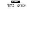 ROTEL RX1603 Manual de Servicio