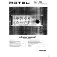 ROTEL RA1210 Manual de Servicio