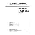 ROTEL RCD855 Manual de Servicio